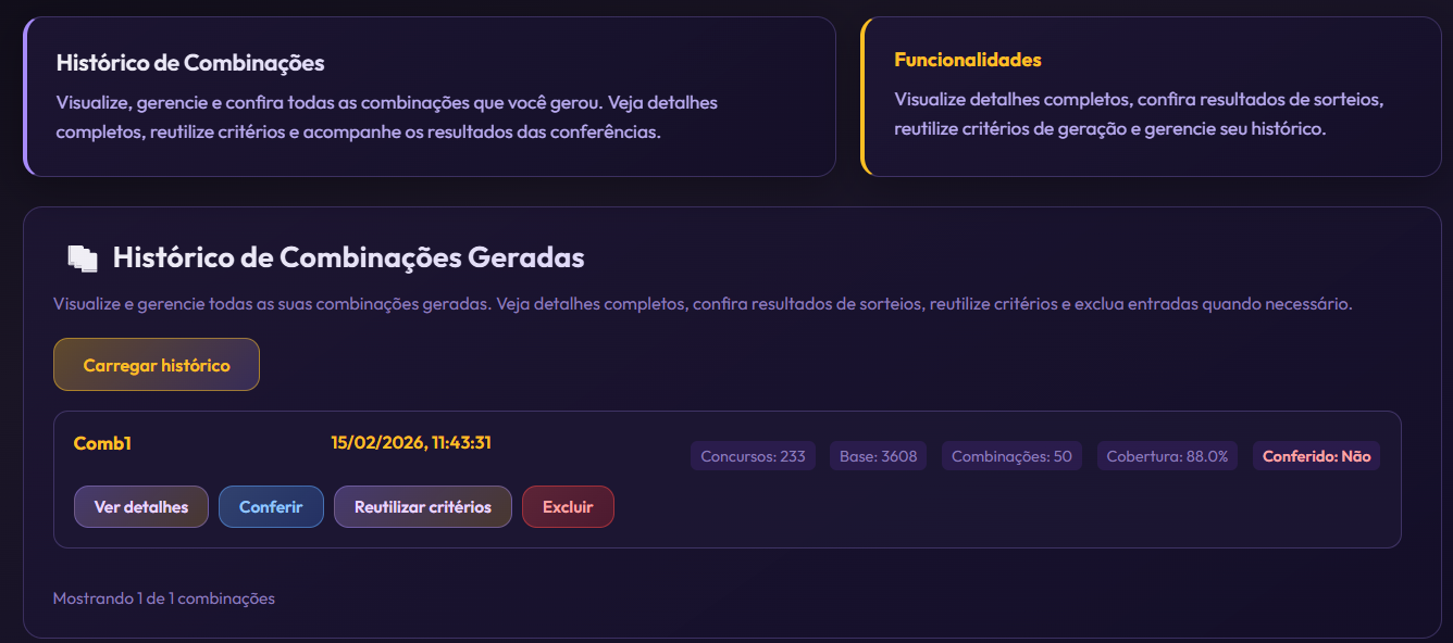 Histórico e Conferências